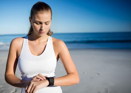 women-workout-watching-Smart-Watches-Under-100